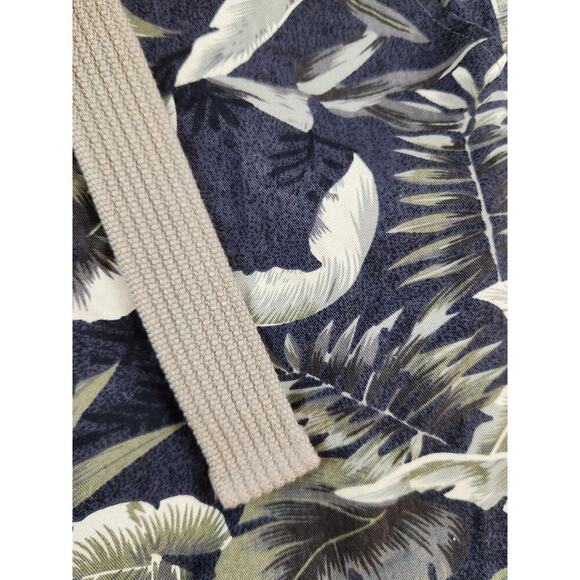 X-S-Ive mens shorts sz 32 leaf print belt - Picture 5 of 8